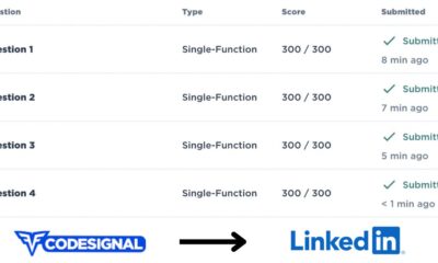 how to share codesignal score on linkedin :after:09/10/24