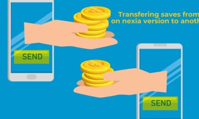 transfering saves from on nexia version to another